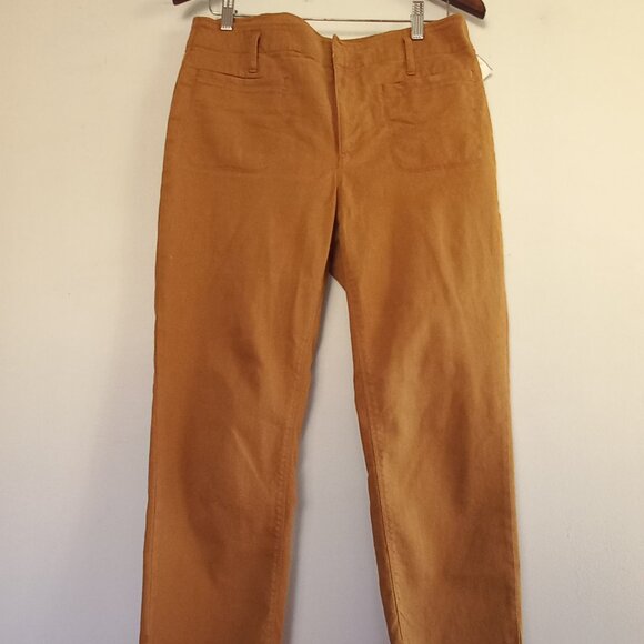 LOFT mustard straight leg jeans - Picture 1 of 15